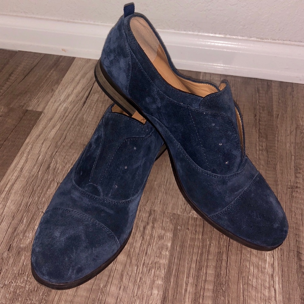 Franco Sarto Navy Blue Women’s Loafers